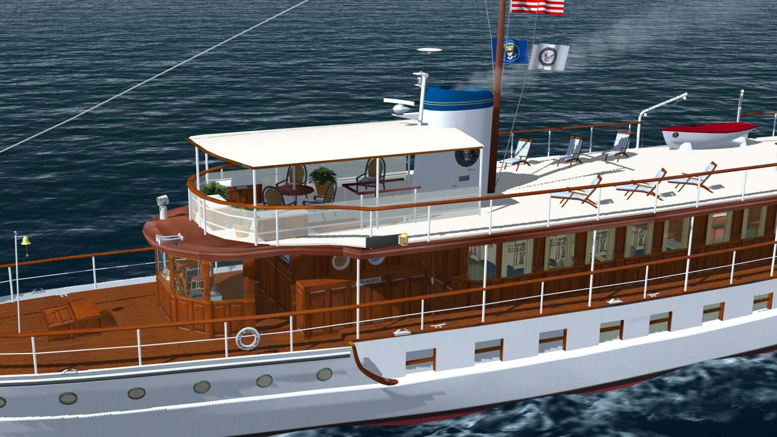 USS Sequoia Presidential Yacht 1925 – SIM3D