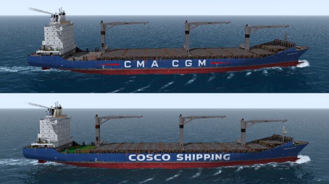 2500TEU Feeder Container Ship Addon pack - Image 6