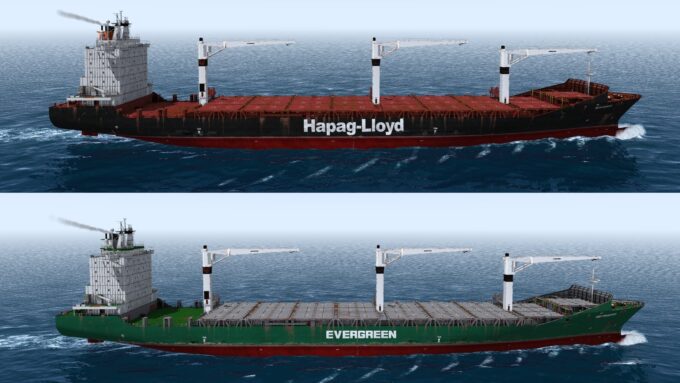 2500TEU Feeder Container Ship Addon pack - Image 4