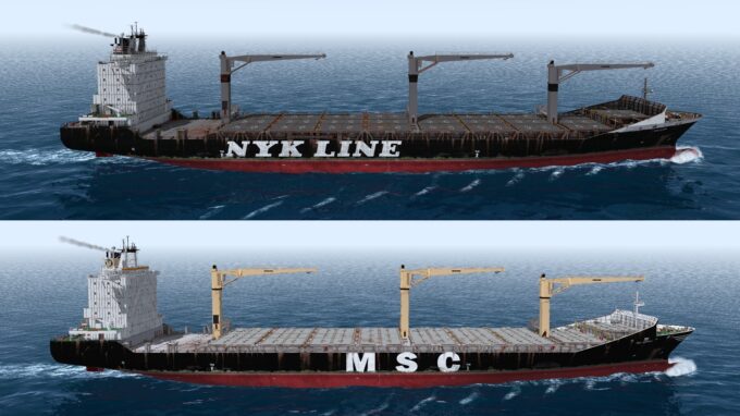 2500TEU Feeder Container Ship Addon pack - Image 3